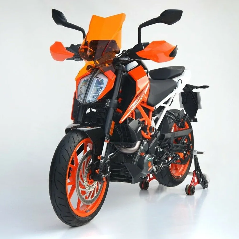 

For KTM Duke 125 390 2017 2018 2019 Duke125 Duke390 Motorbike Windscreen Windshield Shield Screen With Bracket
