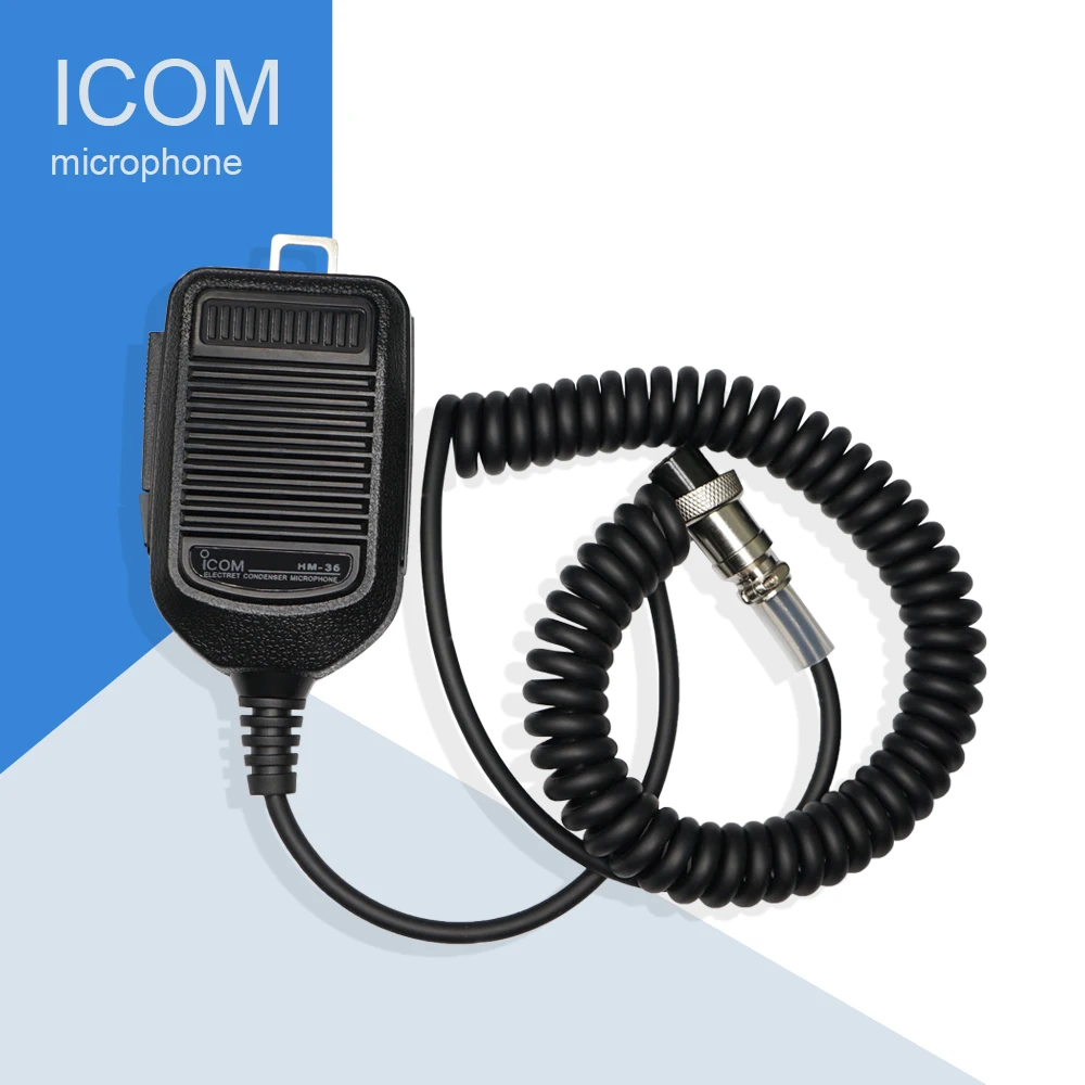 Автомобильный радиоприемник с микрофоном 8 контактов HM-36 ручной микрофон для ICOM