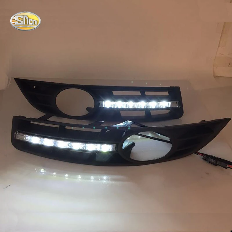 Светодиодсветодиодный дневные ходовые огни SNCN для Volkswagen Vw Passat B6 3C2 2007 2008 2009 2010 2011
