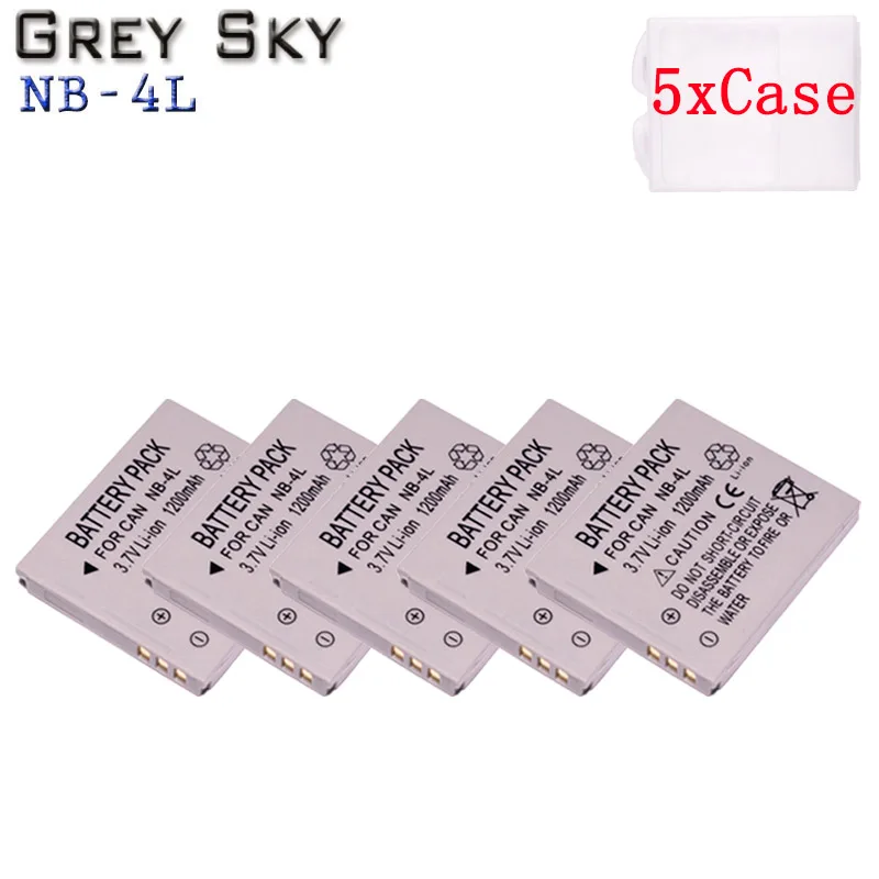 Аккумулятор NB-4L NB 4L NB4L + зарядное устройство USB с ЖК-дисплеем для камеры Canon IXUS 60 65 80