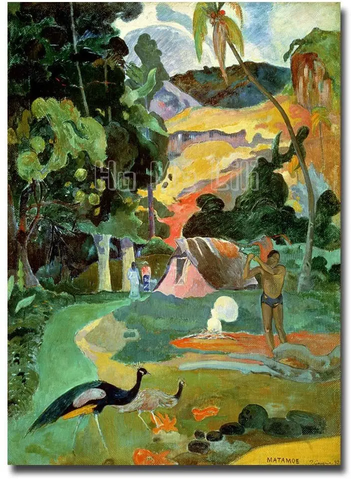 

Изобразительное искусство Matamoe от Paul Gauguin, холст, Настенный декор