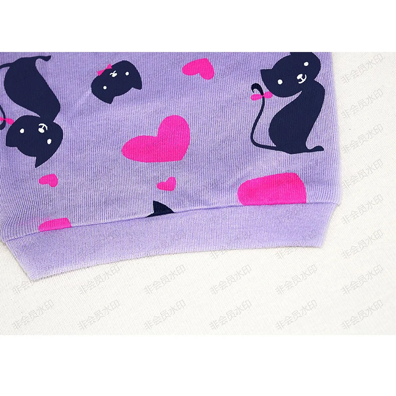 Новинка Детская Пижама детская пижама с принтом милого мультяшного кота одежда