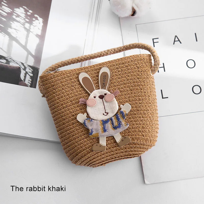 Мини сумка для маленьких девочек ручная работа винтажная Плетеная соломенная на