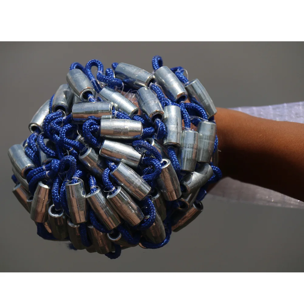 

Durable Accessory Monofilament Wire American Style Sports Hand Throw Easy Use Tools Folding Fishing Net With Ring Outdoor Fly