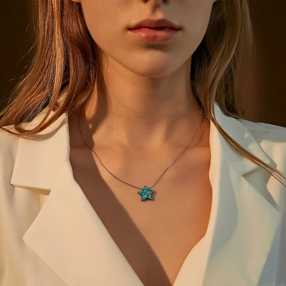 Ожерелье-цепочка для женщин с подвеской в виде бабочки