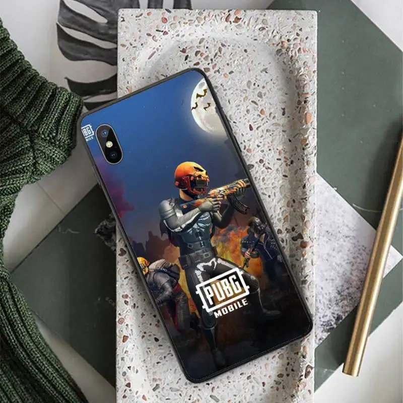 

Fashion PUBG hot Game Phone Case for iPhone 11 12 pro XS MAX 8 7 6 6S Plus X 5S SE 2020 XR Fashion protective shell
