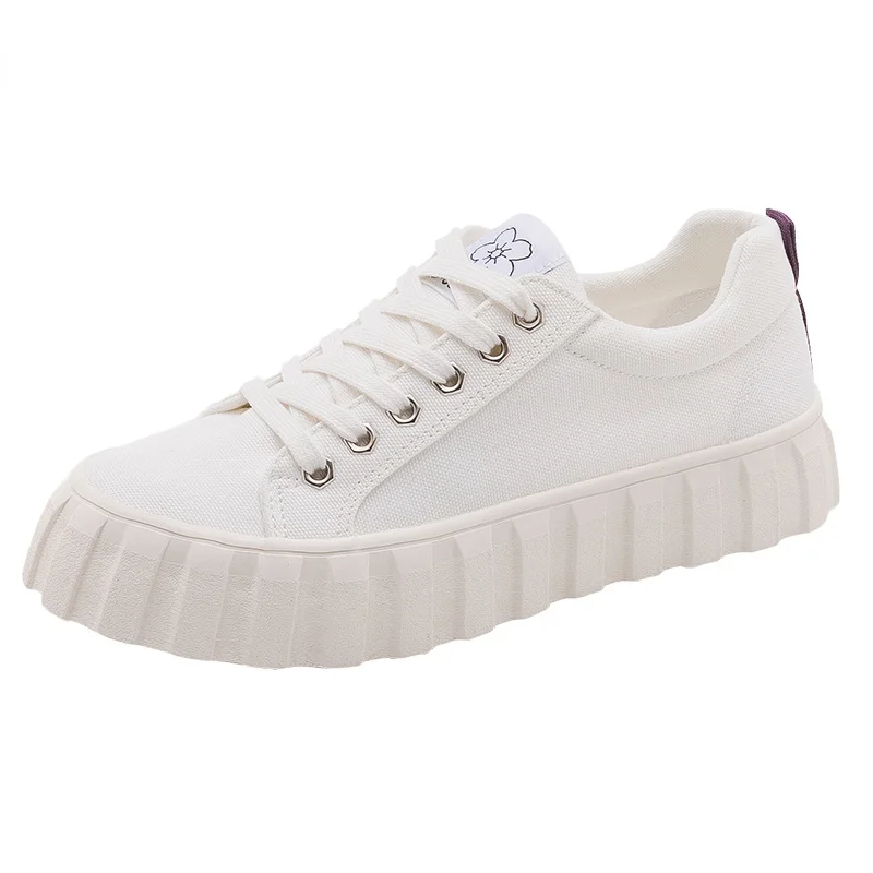 

Women Platform Shoes Spring Summer New Fashion Women Shoes Casual Solid Canvas High Quality Women Casual Shoes Sneakers AA-22