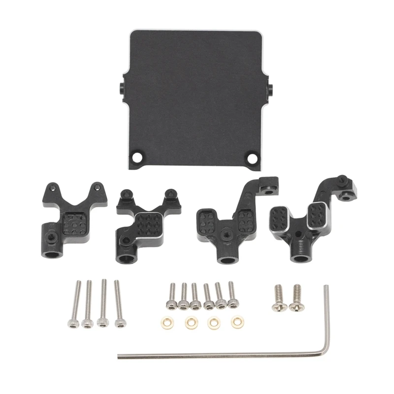 

Metal Front & Rear Shock Tower with Receiver Mount for Axial SCX24 90081 AXI00001 1/24 RC Crawler Upgrade Cars