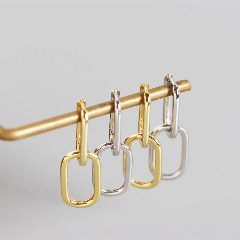 

Женские серьги-цепочки из стерлингового серебра 2022 пробы