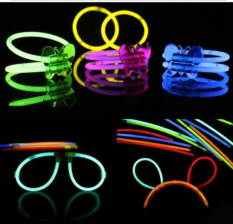 30 комплектов светящаяся палочка повязка очки бабочка и т. Д. соединительная