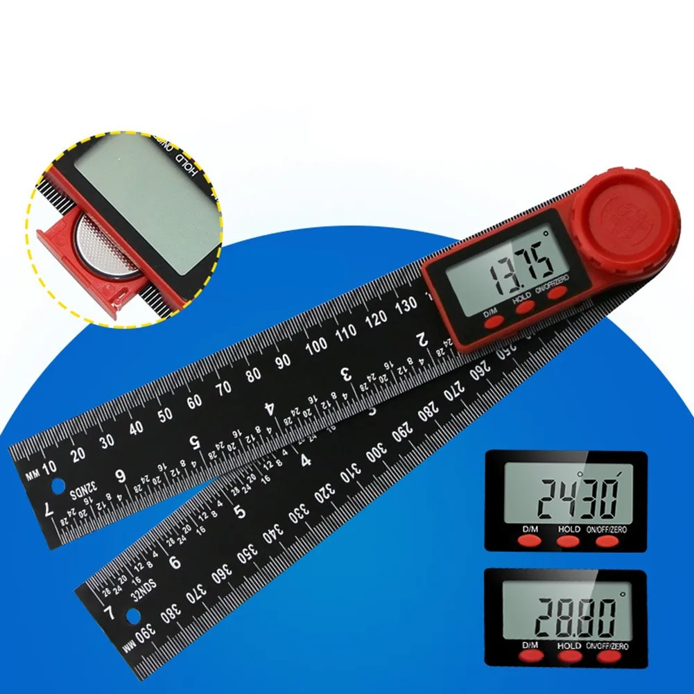 

1 шт., линейка с ЖК-дисплеем, 8 дюймов, 200 мм