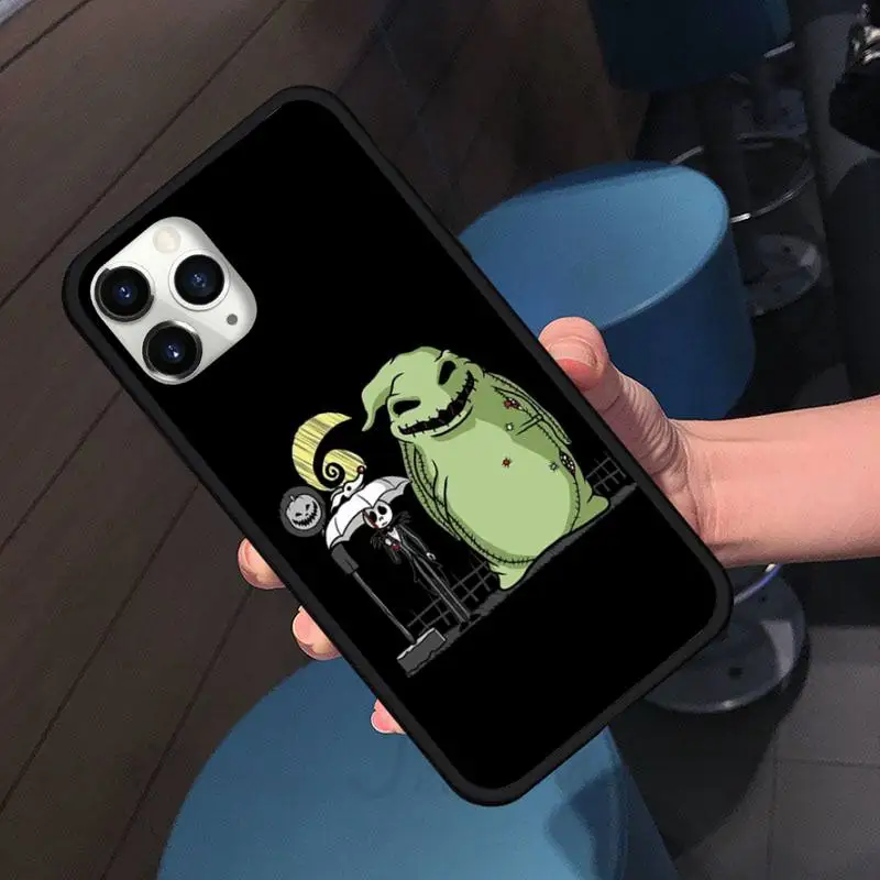 

Halloween Cartoon horror Eve night Skeleton Phone Case for iPhone 11 12 pro XS MAX 8 7 6 6S Plus X 5S SE 2020 XR Soft silicone