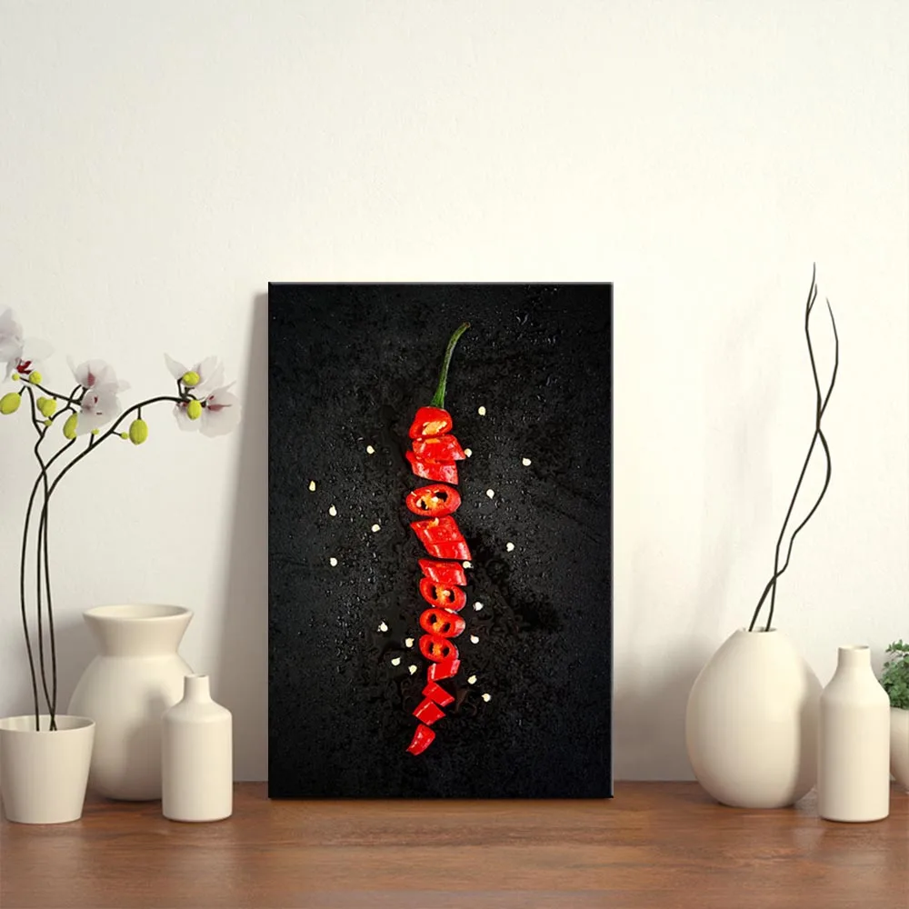 

Picture Canvas Printed Painting Herbs and Spices Wall Art Poster for Living Room Decor No Frame