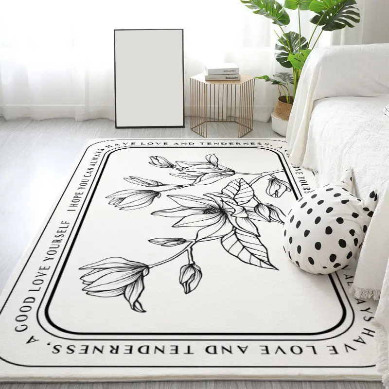 Современный минималистичный ковер для гостиной Мягкий моющийся домашние