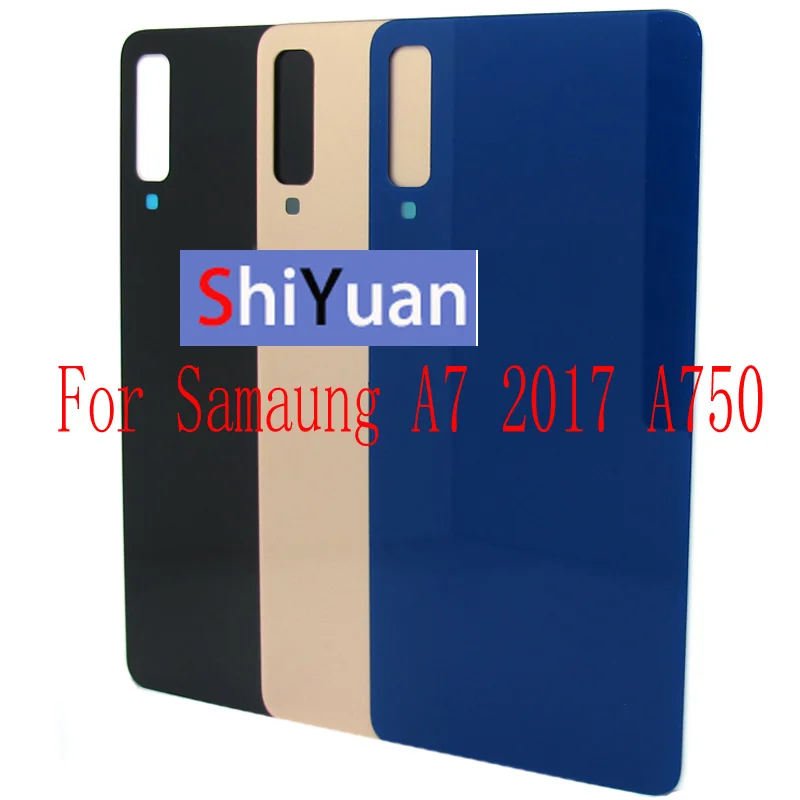 

Rear Door Housing For Samsung Galaxy A7 2018 A750 A750F SM-A750F A750GN-DS Battery Cover Back Glass Black Blue Gold Pink