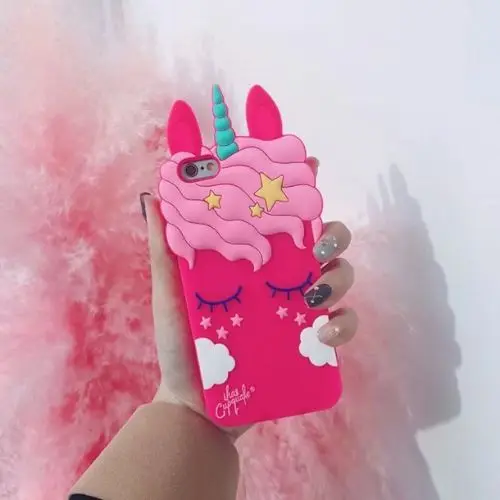 Для iPhone 5 6 7 8 X XR XS Max/Plus 3D мультфильм животных Мягкий силиконовый чехол для задней панели сотового телефона оболочка противоударный