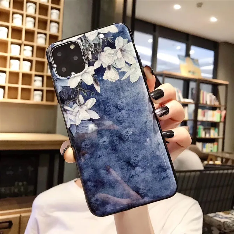 Чехол для телефона с бриллиантовым кольцом и блестящим цветком для Xiaomi mi CC9 E mi 9 SE A3 A2 Lite A1 mi x 2 S max 3 5x 6x note 3 Pocophone F1