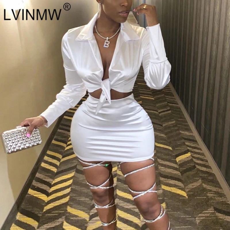 LVINMW сексуальный сатиновый однотонный комплект из двух предметов галстук-бабочка