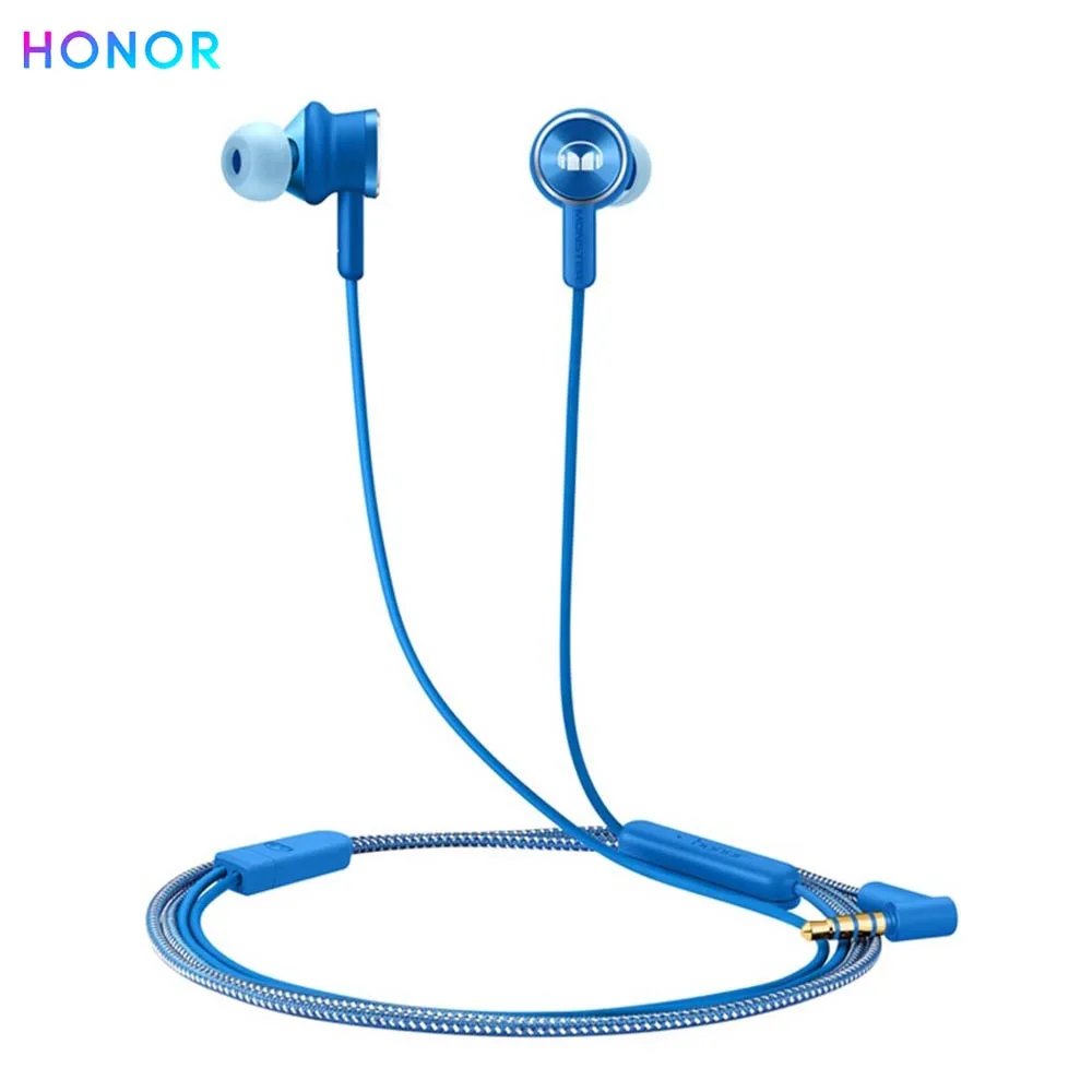 HONOR AM17 проводные наушники высокого Разрешение объем Управление не допускает