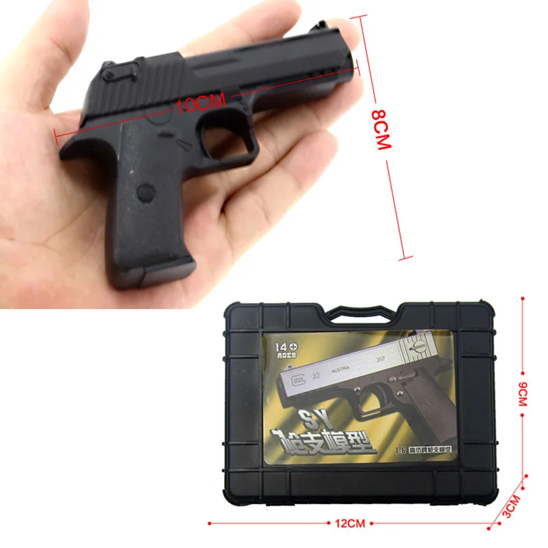 Мини пистолет из сплава Desert Eagle Glock Beretta Colt Игрушечная модель пистолета можно