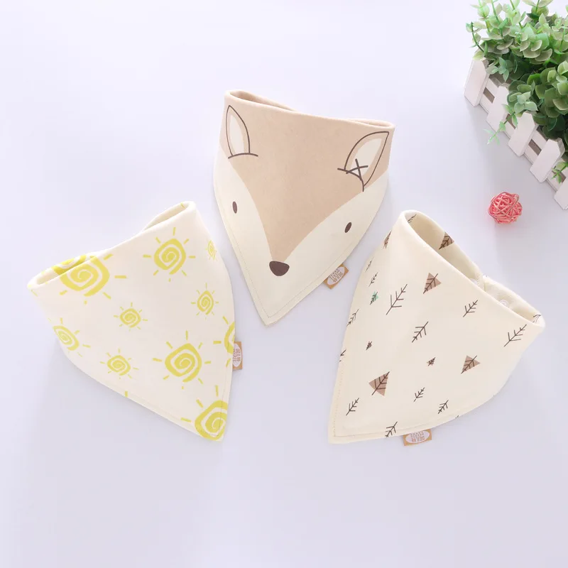 

1Pc Baby Bandana Bibs Triangle Burp Cloths Cartoon Saliva Towel Baby Feeding Bibs Soft Absorbent Boys Girl Bibs Baby Shower Gift