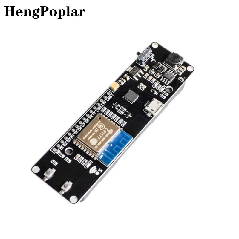

For WeMos D1 ESP-Wroom-02 Mother Board ESP8266 Mini WiFi Nodemcu Module 18650 Charging Battery Development Board Nodemcu PWM I2C