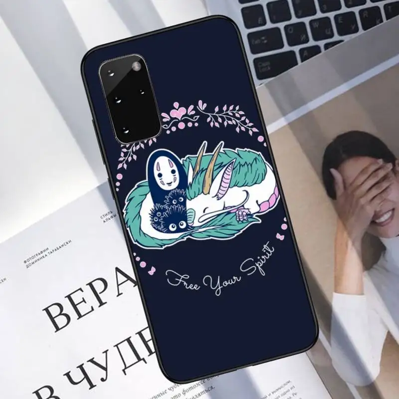 

Cartoon Studio Ghibli Spirited Away Phone Case For Samsung galaxy S 7 8 9 10 20 edge A 6 10 20 30 50 51 70 note 10 plus