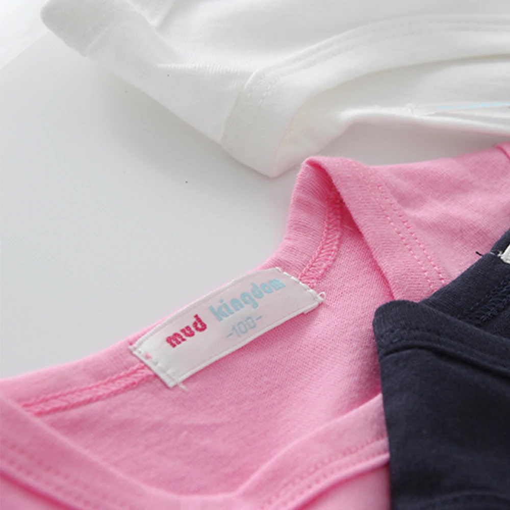 LittleSpring/летние топы без рукавов для маленьких девочек Одежда мальчиков и Комплект