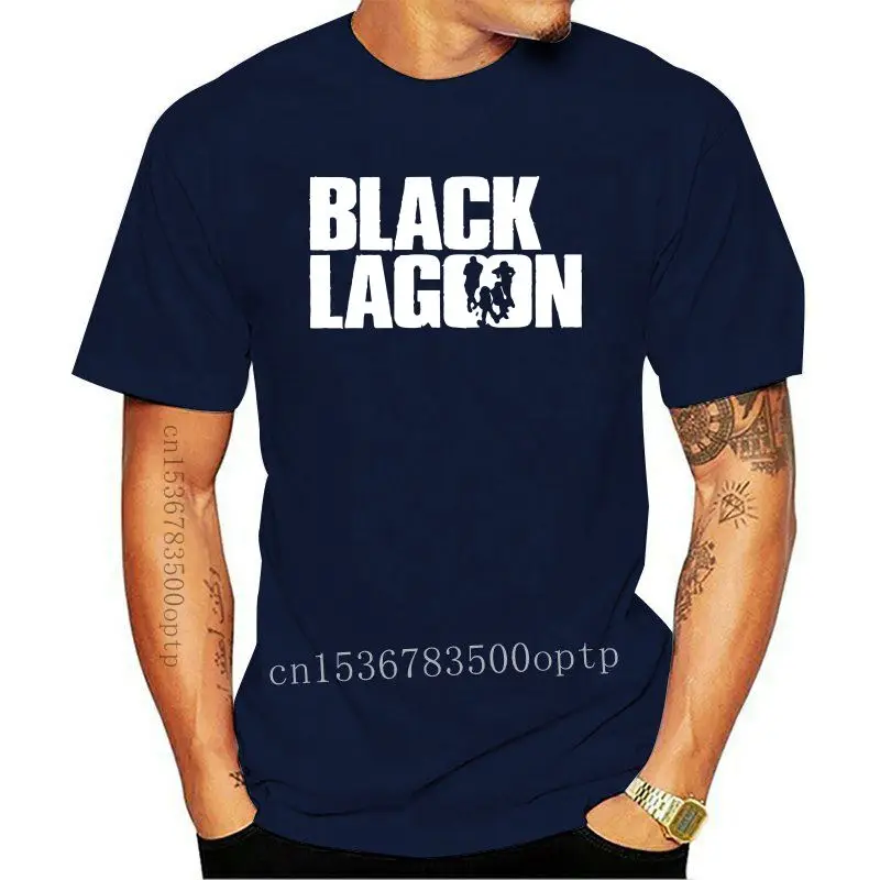

New Black Lagoon Oldschool Anime Black Logo men's (women's available) t shirt black Cool Casual pride t shirt men Unisex 2021
