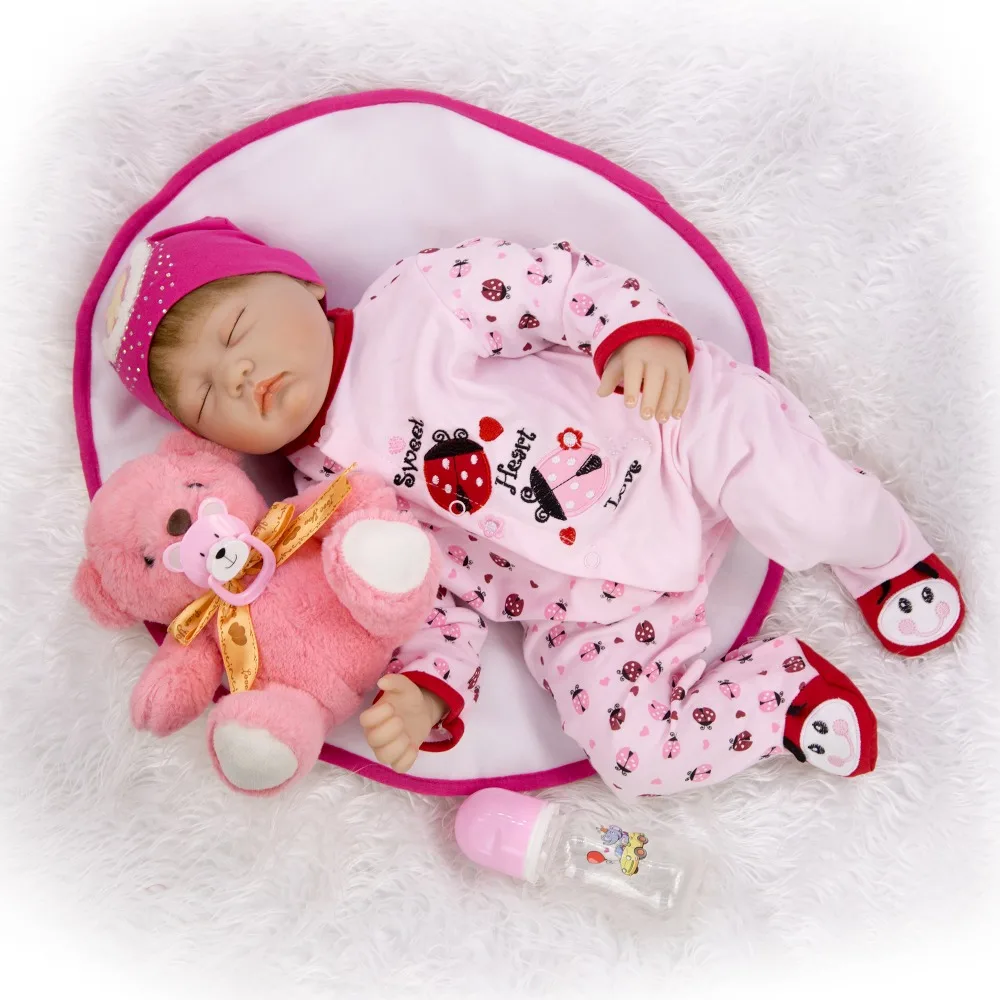 Куклы мальчиков и девочек NPK 22 &quot мягкие силиконовые куклы для новорожденных |