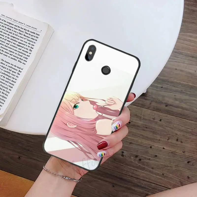 

sexy Zero Two Darling FranXX Anime Phone Case For Xiaomi Redmi 7 9t 9se k20 mi8 max3 lite 9 note 8 9s 10 pro Soft Shell Cover