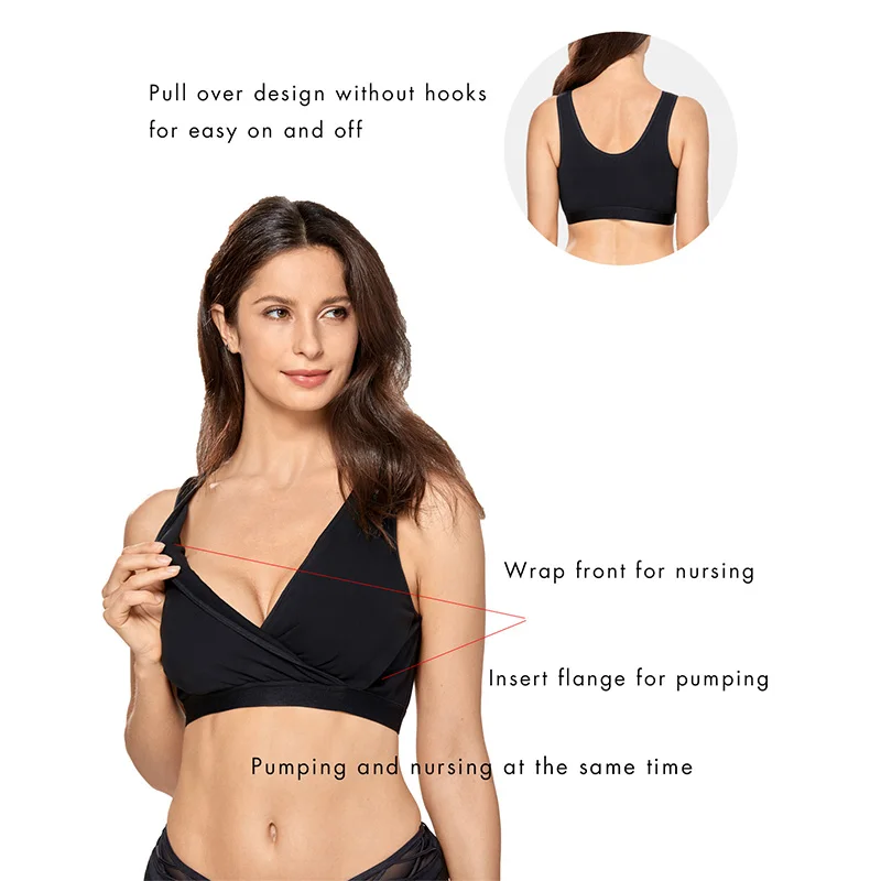 Женский бюстгальтер для сна без рук из хлопка кормления грудью|Бюстгальтеры