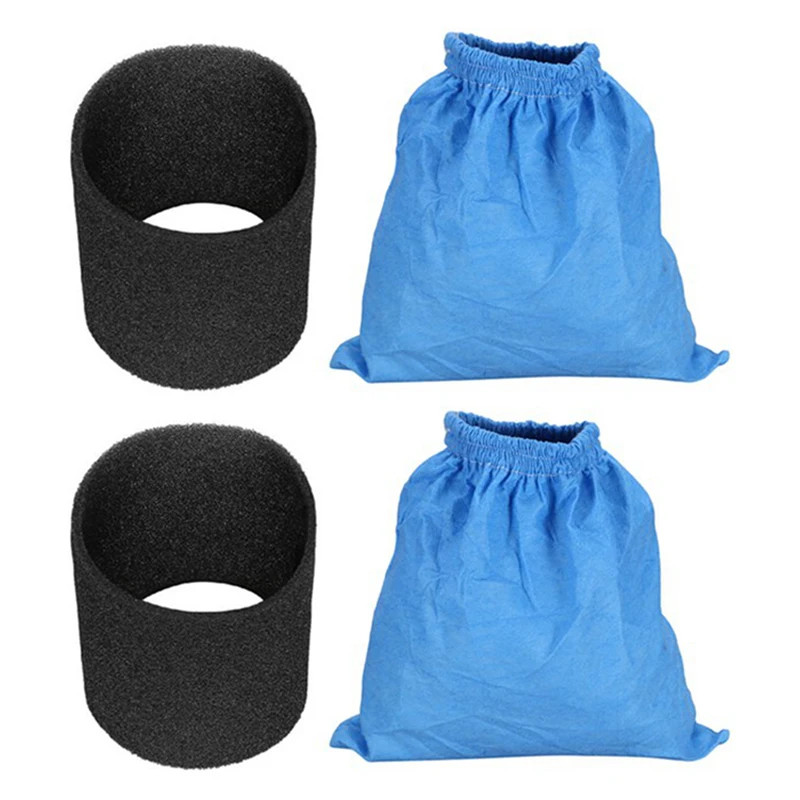 

Textile Filter Bags Wet and Dry Foam Filter for Karcher MV1 WD1 WD2 WD3 Vacuum Cleaner Filter Bag Vacuum Cleaner 4PCS