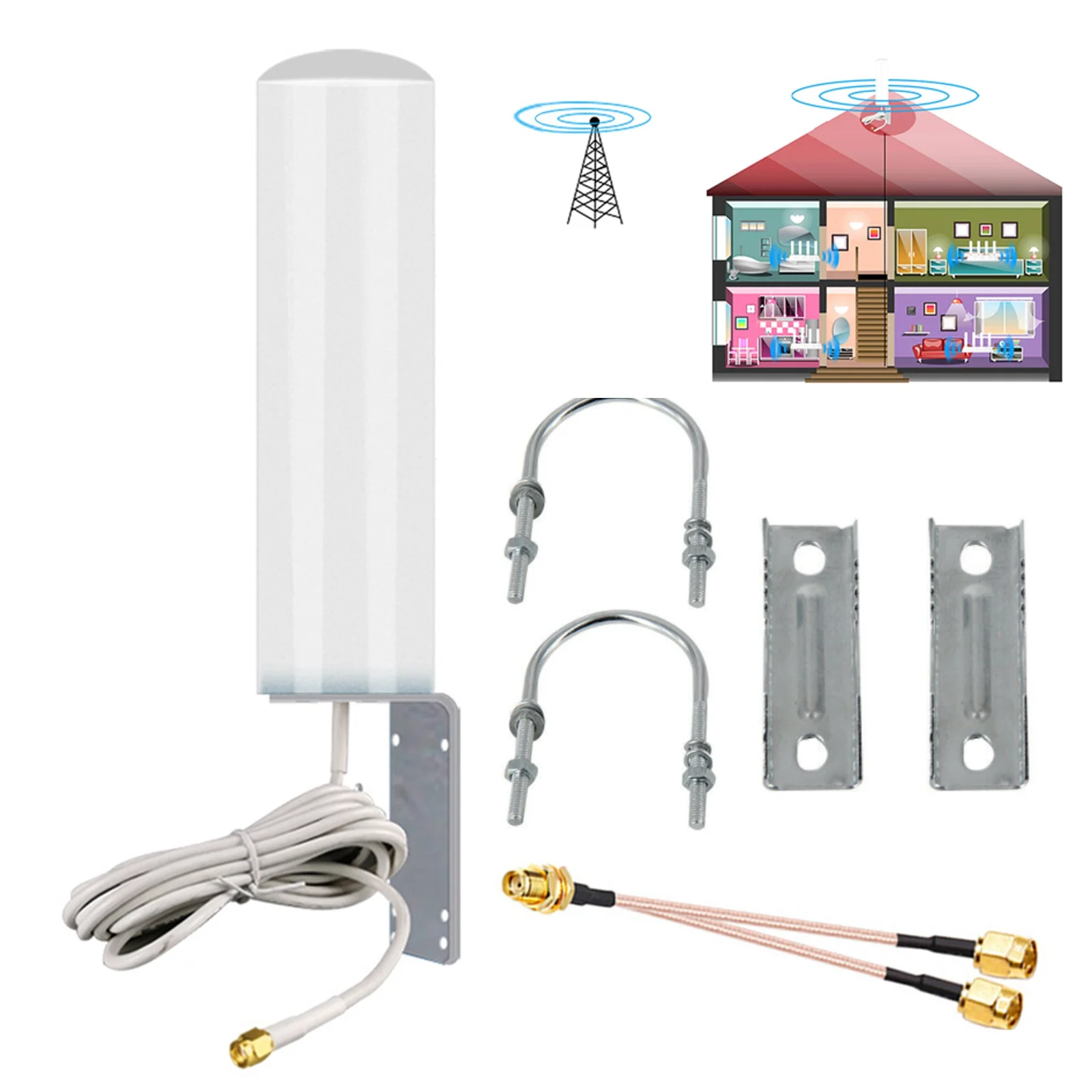 

12dBi Helium Hotspot Miner Outdoor 915mhz 868 mhz LoRa Antenna for RAK Nebra Bobcat Signal Booster Router Extender