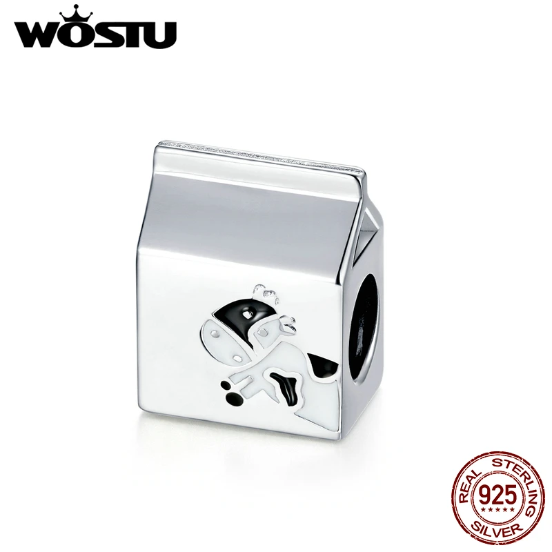 Молочные Подвески WOSTU 2020 новые браслеты для девочек из серебра 925 пробы с бусинами