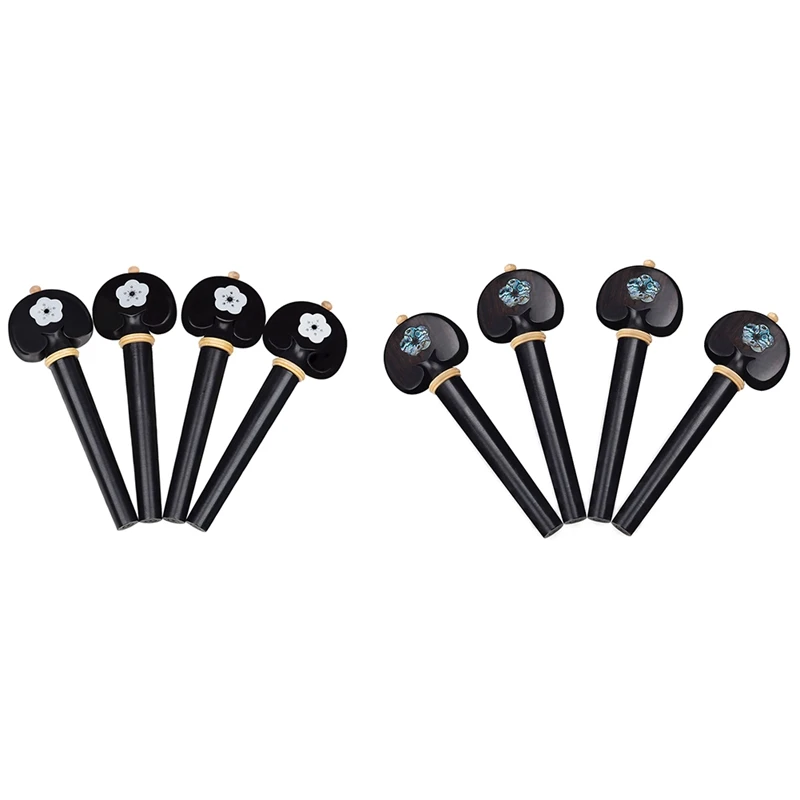 

High-End Hand-Carved Ebony Universal Cello Parts Cello Pegs Cello Accessories Cello Fittings