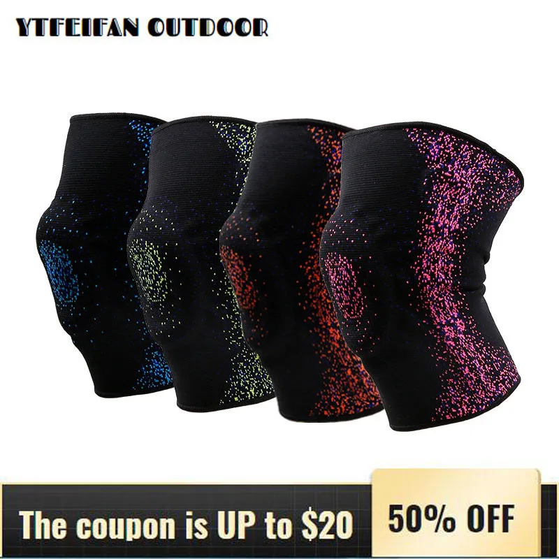 

Knee Pads 1PC Support Kneepad Kneecap Sports Silicone High Elasticity Sweat Absorption Breathability for Running Protect Knees
