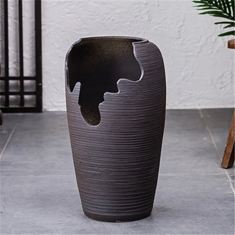 

Bao Guang Ta European Thread Huge Gap Ceramics Vase Statue Creative Living Room TV Cabinet Home Decor Succulents Flowerpot A2929