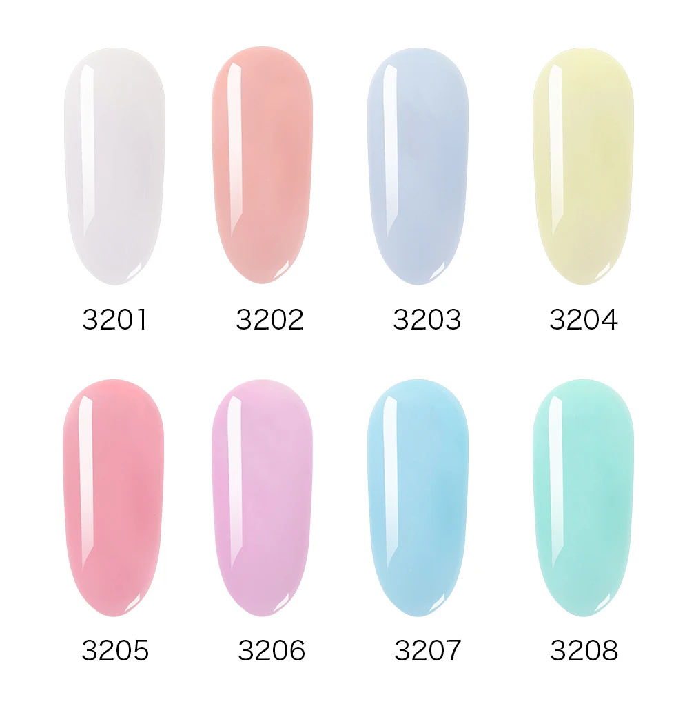 HNM прозрачный Желейный цвет УФ гель лак для ногтей светодиодный отмачиваемый