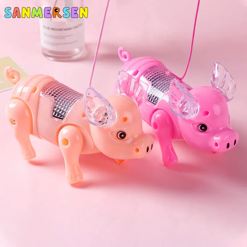 Электрические игрушки светящаяся ходячая свинья музыка танцы свинка