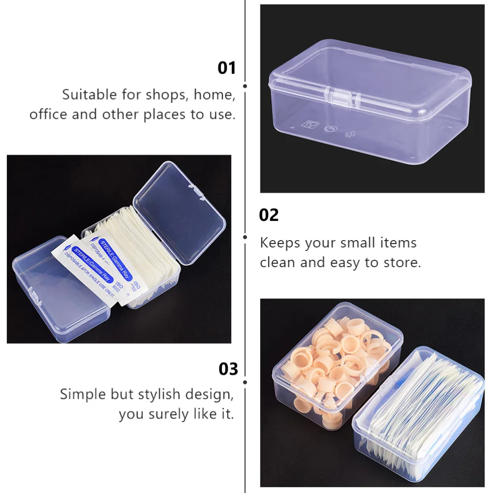 

6pcs Visible Storage Sub-Packing Tattoos Supplies Tool Needle Tips Box
