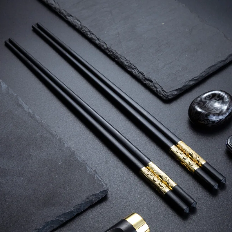 

Stainless Steel Luxury Cute Japanese Chopsticks Flat Beginner Box Chopsticks Cherry Reusable Home Accessories Sopa Home Eg50kz