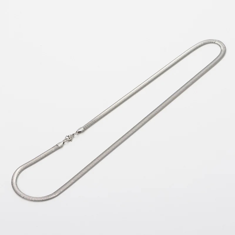 

Couple's round Snake Chain Clavicle Chain Snake Chain Snake Bone Necklace Pendant Necklace