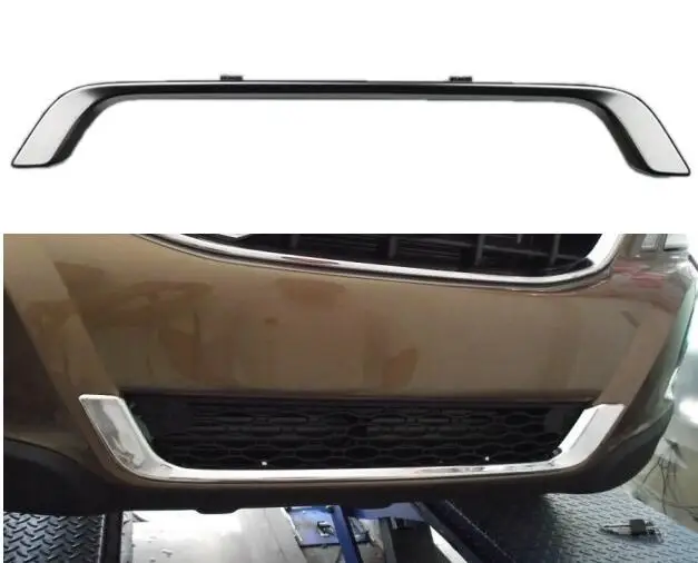 Для 2009-2013 Volvo XC60 ABS Хромированная передняя решетка Вокруг обрезки переднего