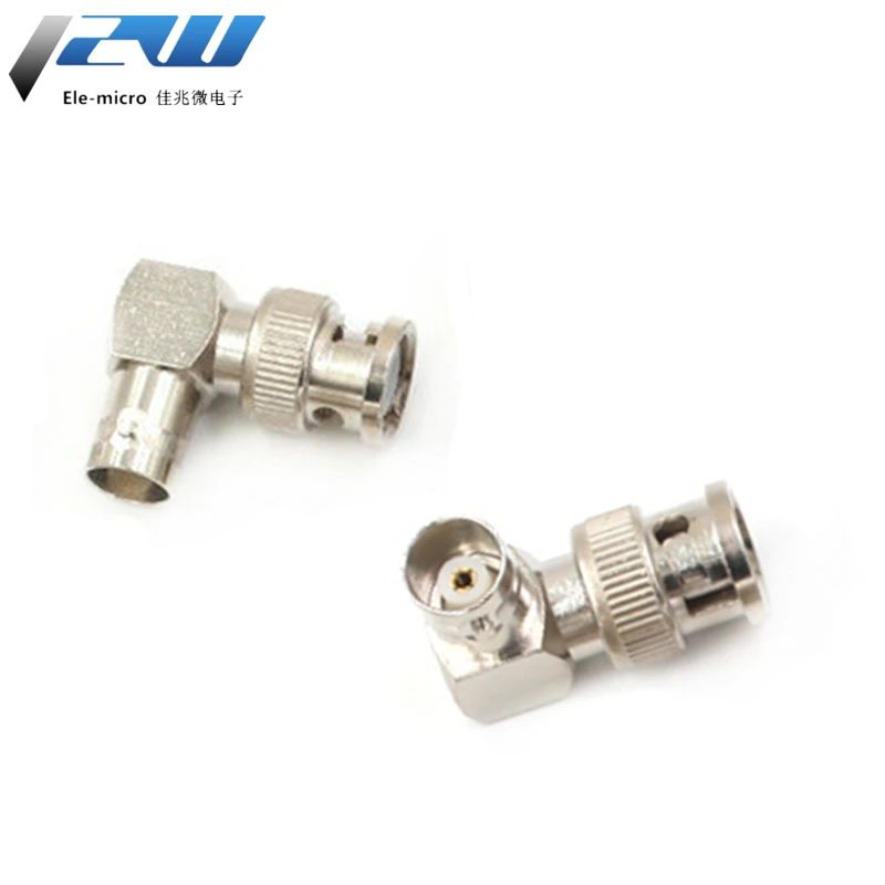 

Радиочастотный коаксиальный кабель-адаптер L-образный BNC штекер-гнездо 90 градусов прямоугольный разъем