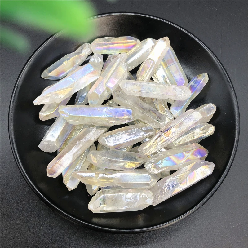 Белые камни из титана Aura Lemurian 50 г/1 шт.|Камни| |