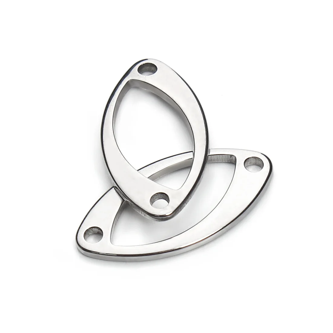 

20PC DIY New Smooth Stainless Steel Accessory Connector Necklace Bracelet Connector Wholesale Manual Handmake Material