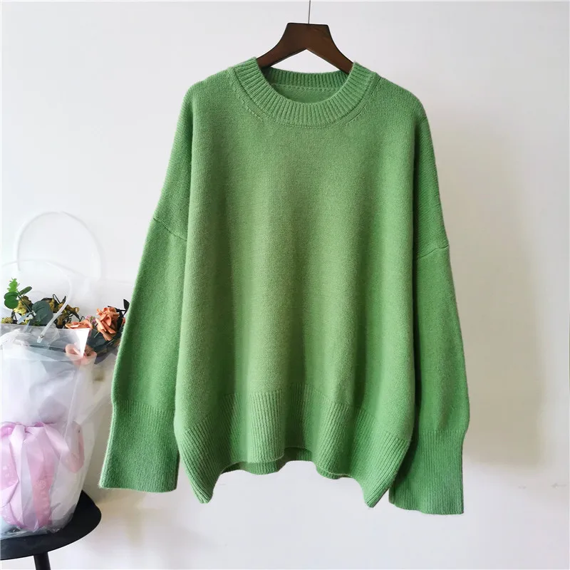 Autumn and winter Women Sweaters 2019 Casual Long Sleeve Slim regular Pullers Korean Female Knitted Jumpers Tops female | Женская одежда