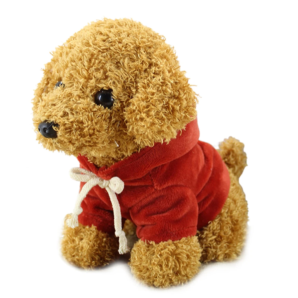 

Lovely Simulation Teddy Dog Educational Learning Study Toy Stuffed Animal Doll Baby Toys Gifts for Crib/Stroller