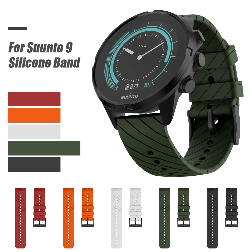 Силиконовый браслет для наручных часов Suunto 9 и Spartan Sport наручные часы HR Baro Smartwatch |
